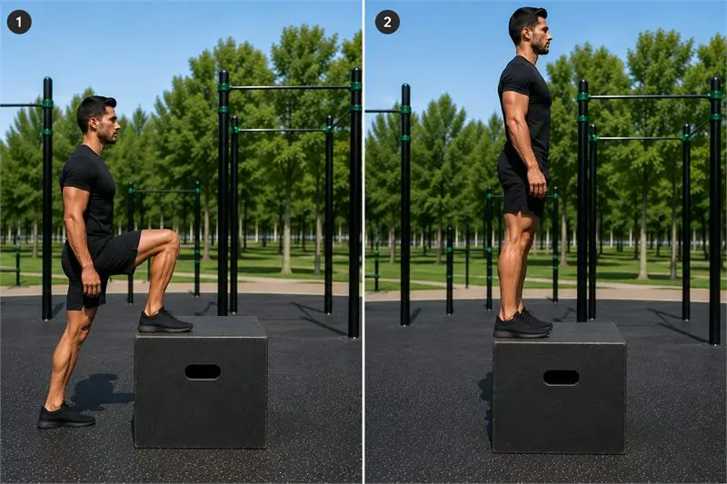 Step up: secuencia del movimiento