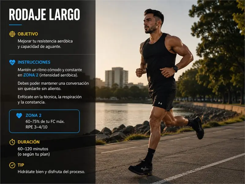 Rodaje largo: secuencia del movimiento