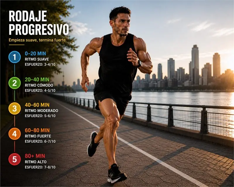 Rodaje progresivo: secuencia del movimiento