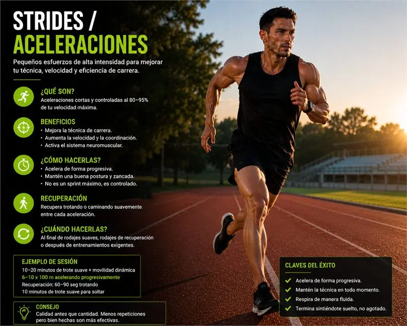 Strides / Aceleraciones: secuencia del movimiento
