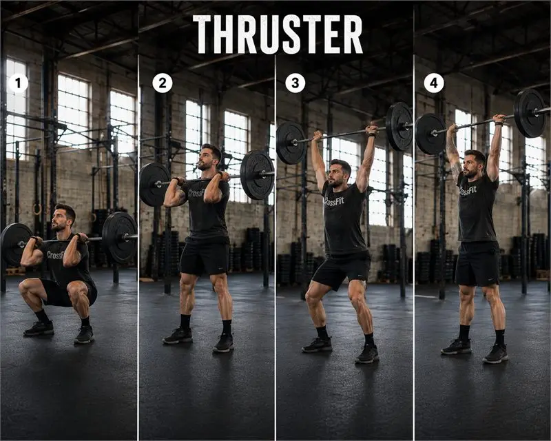 Thruster: secuencia del movimiento