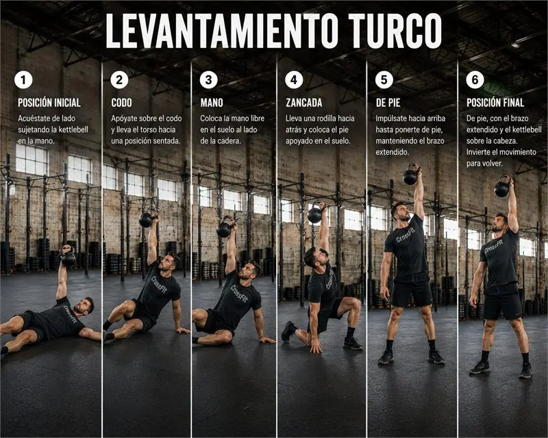 Levantamiento turco: secuencia del movimiento