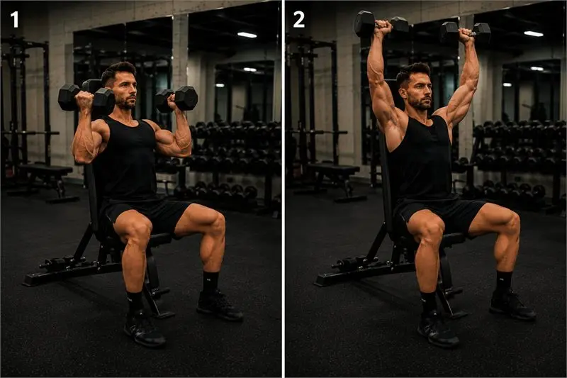Press Arnold: secuencia del movimiento