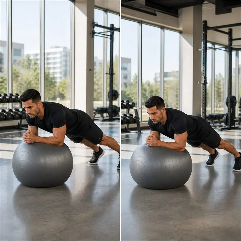 Stir the pot en fitball: secuencia del movimiento