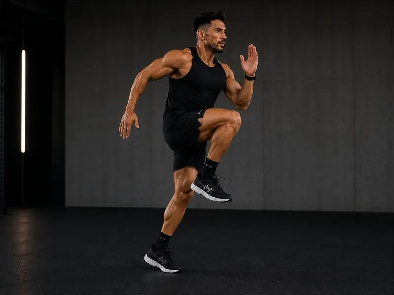 Sprint estático: secuencia del movimiento